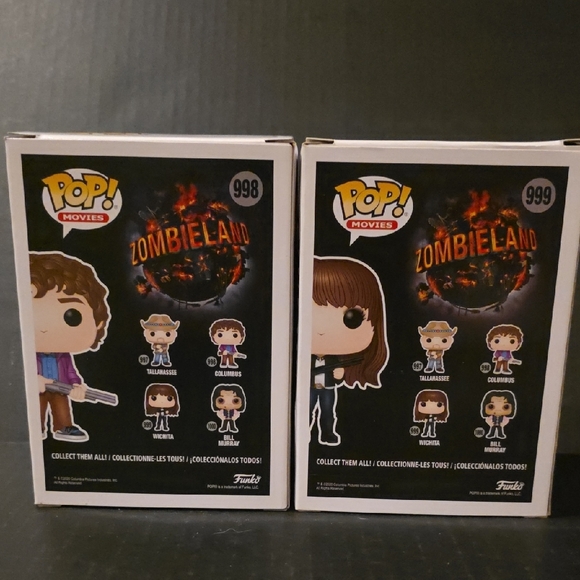 Funko Pop! Zombieland Figures - Columbus and Wichita - Picture 4 of 8